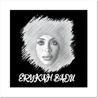 Erykah badu t-shirt Posters and Art